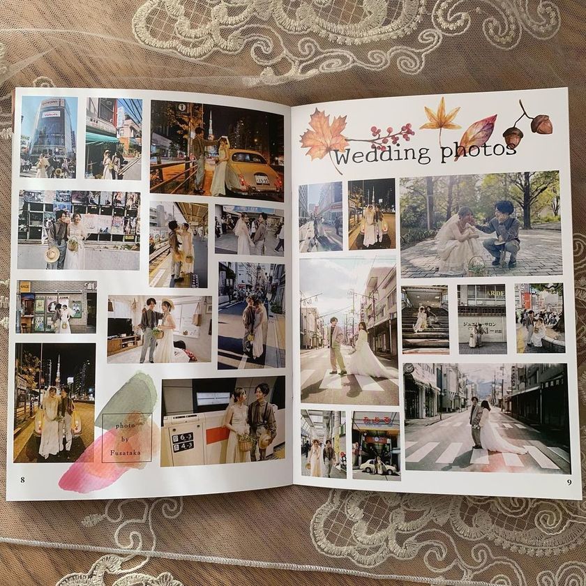 ポパイ風やりぼん風など📗◯◯風プロフィールブックを作った花嫁さんのPBを中身まで全部公開!にて紹介している画像
