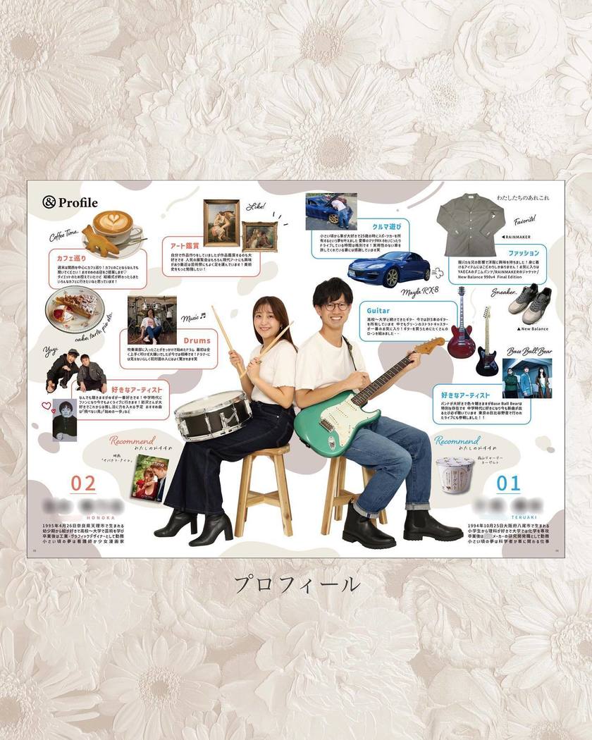 ポパイ風やりぼん風など📗◯◯風プロフィールブックを作った花嫁さんのPBを中身まで全部公開!にて紹介している画像