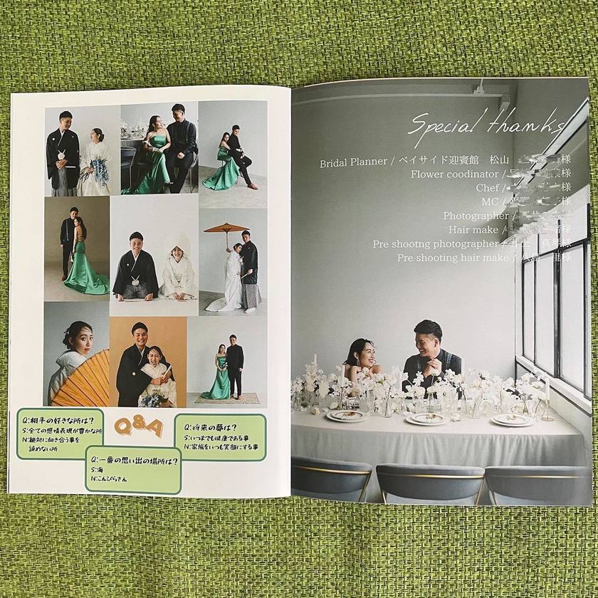 ポパイ風やりぼん風など📗◯◯風プロフィールブックを作った花嫁さんのPBを中身まで全部公開!にて紹介している画像