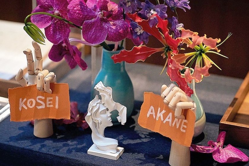 Trendy and stylish 🤍 7 real handmade 【Reception Signs】 by brides 🪽にて紹介している画像