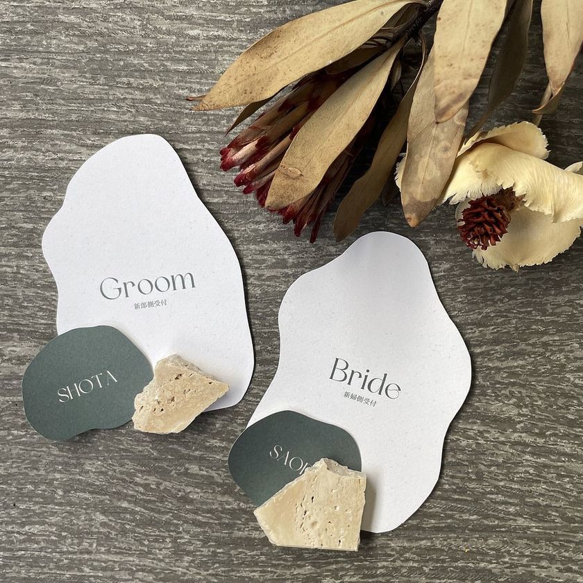 Trendy and stylish 🤍 7 real handmade 【Reception Signs】 by brides 🪽にて紹介している画像