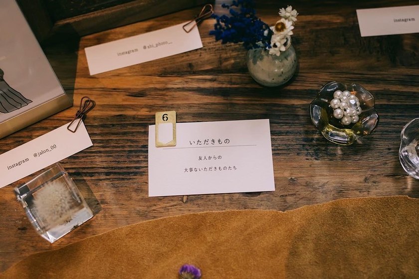 加上标题！将欢迎区装饰成两人的爱好与回忆画廊风格的方法にて紹介している画像