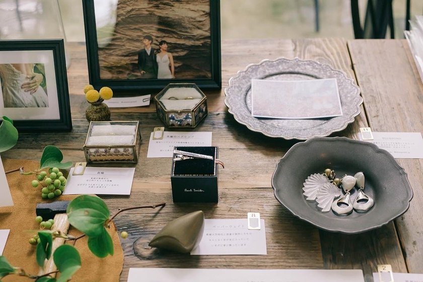 加上标题！将欢迎区装饰成两人的爱好与回忆画廊风格的方法にて紹介している画像