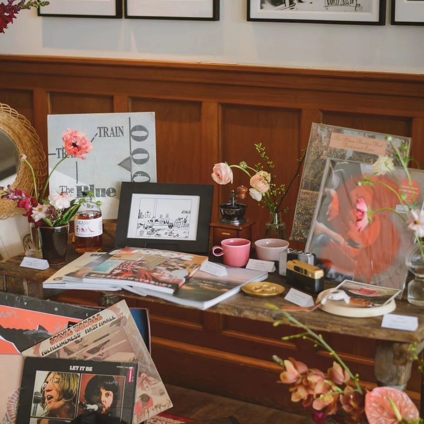 加上标题！将欢迎区装饰成两人的爱好与回忆画廊风格的方法にて紹介している画像