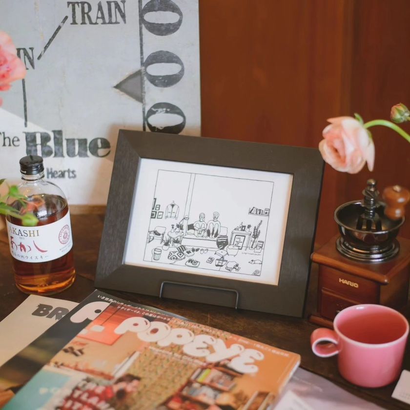 加上标题！将欢迎区装饰成两人的爱好与回忆画廊风格的方法にて紹介している画像