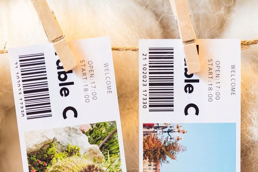 美術館のチケット風♡アート画像で作る「チケット風エスコートカード」がおしゃれで可愛い🏷️にて紹介している画像