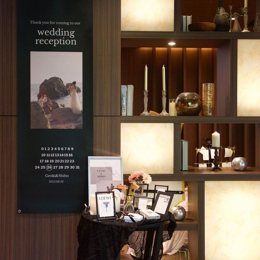 # Trend Item: Welcome Banners ✨ A Collection of Tapestry Designs Prepared by Brides ♡にて紹介している画像