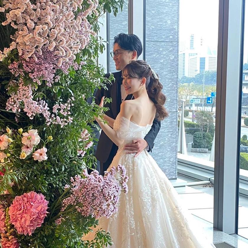 A Wedding Bouquet Special Featuring the Cute and Fluffy Starches that Will Naturally Turn into Dried Flowers♡にて紹介している画像