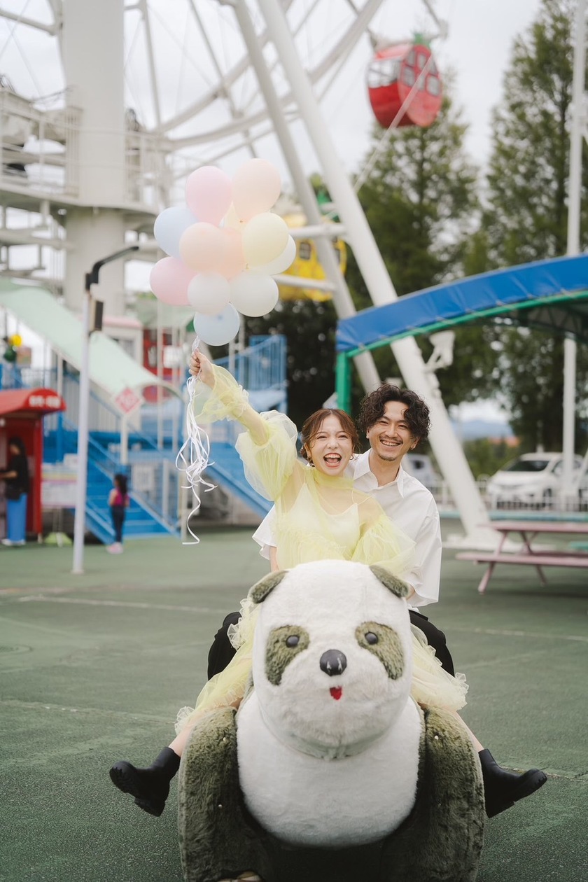 Free admission and OK for wedding photo shoots ♡ A theme park where you can take fairy-tale-like photos 【Kobe Fairyland】🎠🎡にて紹介している画像