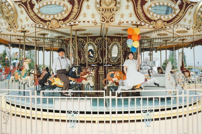 Free admission and OK for wedding photo shoots ♡ A theme park where you can take fairy-tale-like photos 【Kobe Fairyland】🎠🎡にて紹介している画像