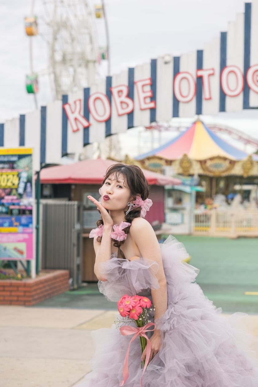 Free admission and OK for wedding photo shoots ♡ A theme park where you can take fairy-tale-like photos 【Kobe Fairyland】🎠🎡にて紹介している画像