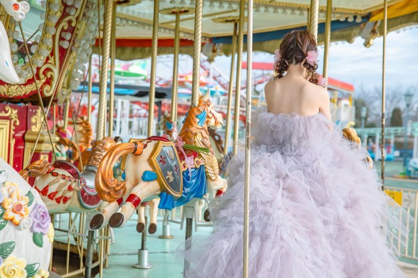 Free admission and OK for wedding photo shoots ♡ A theme park where you can take fairy-tale-like photos 【Kobe Fairyland】🎠🎡にて紹介している画像
