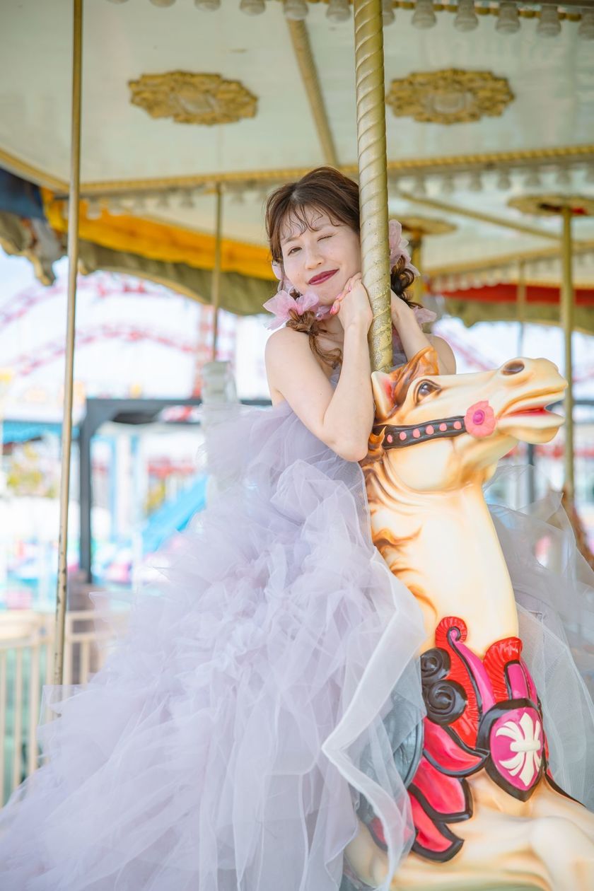 Free admission and OK for wedding photo shoots ♡ A theme park where you can take fairy-tale-like photos 【Kobe Fairyland】🎠🎡にて紹介している画像