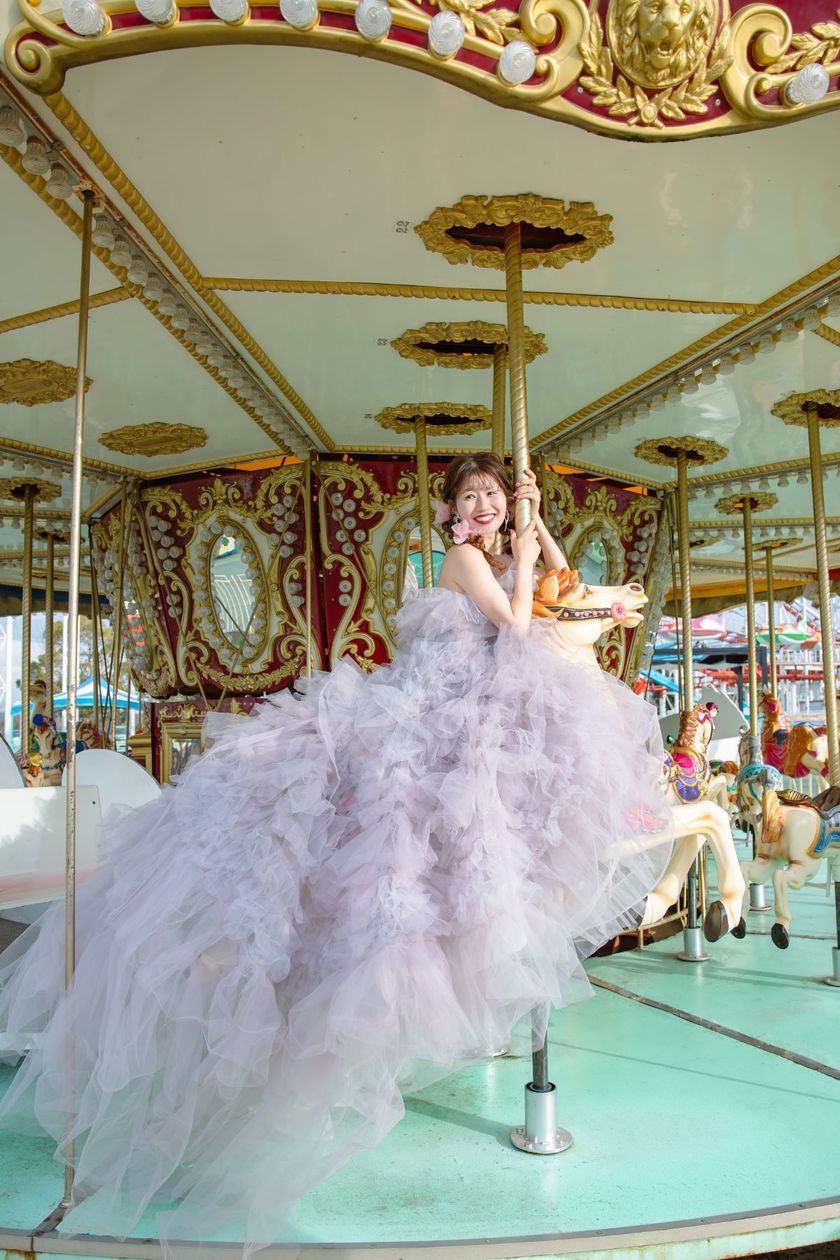 Free admission and OK for wedding photo shoots ♡ A theme park where you can take fairy-tale-like photos 【Kobe Fairyland】🎠🎡にて紹介している画像