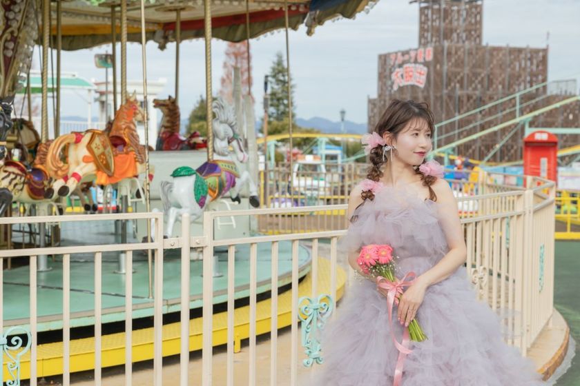 Free admission and OK for wedding photo shoots ♡ A theme park where you can take fairy-tale-like photos 【Kobe Fairyland】🎠🎡にて紹介している画像
