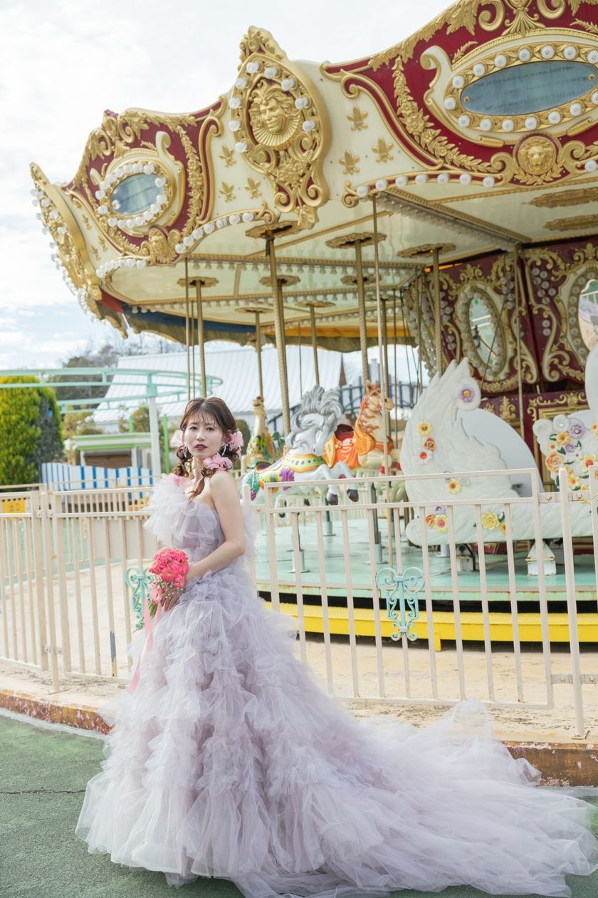 Free admission and OK for wedding photo shoots ♡ A theme park where you can take fairy-tale-like photos 【Kobe Fairyland】🎠🎡にて紹介している画像
