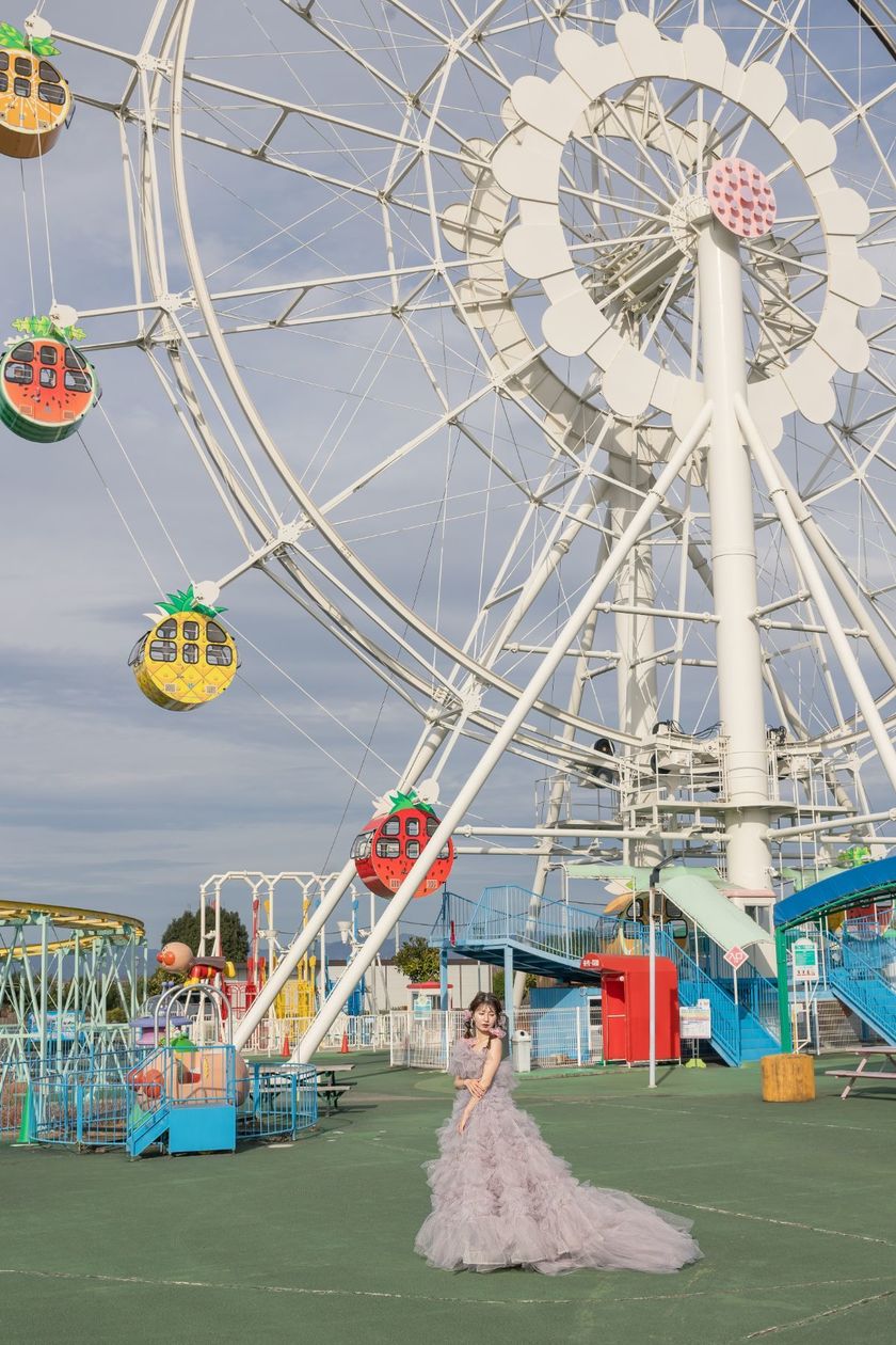 Free admission and OK for wedding photo shoots ♡ A theme park where you can take fairy-tale-like photos 【Kobe Fairyland】🎠🎡にて紹介している画像
