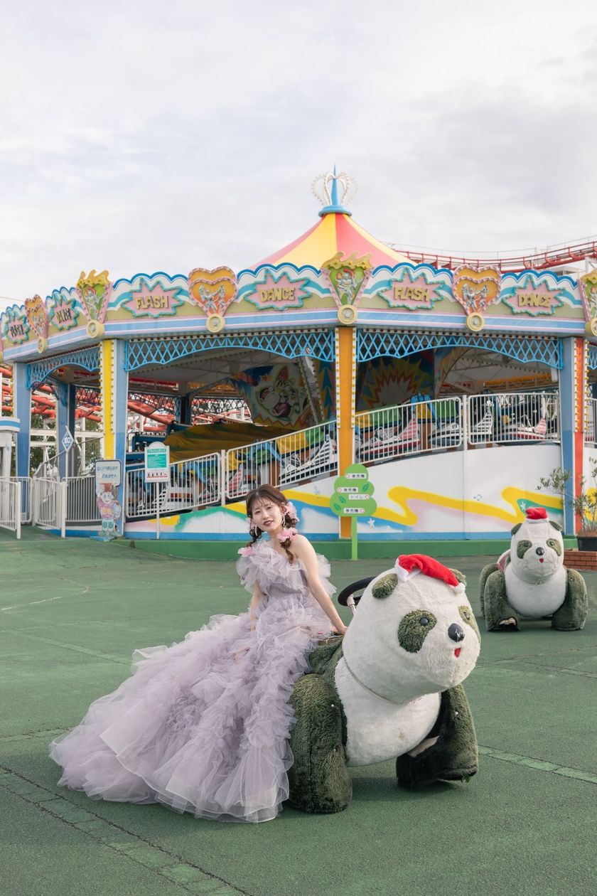 Free admission and OK for wedding photo shoots ♡ A theme park where you can take fairy-tale-like photos 【Kobe Fairyland】🎠🎡にて紹介している画像