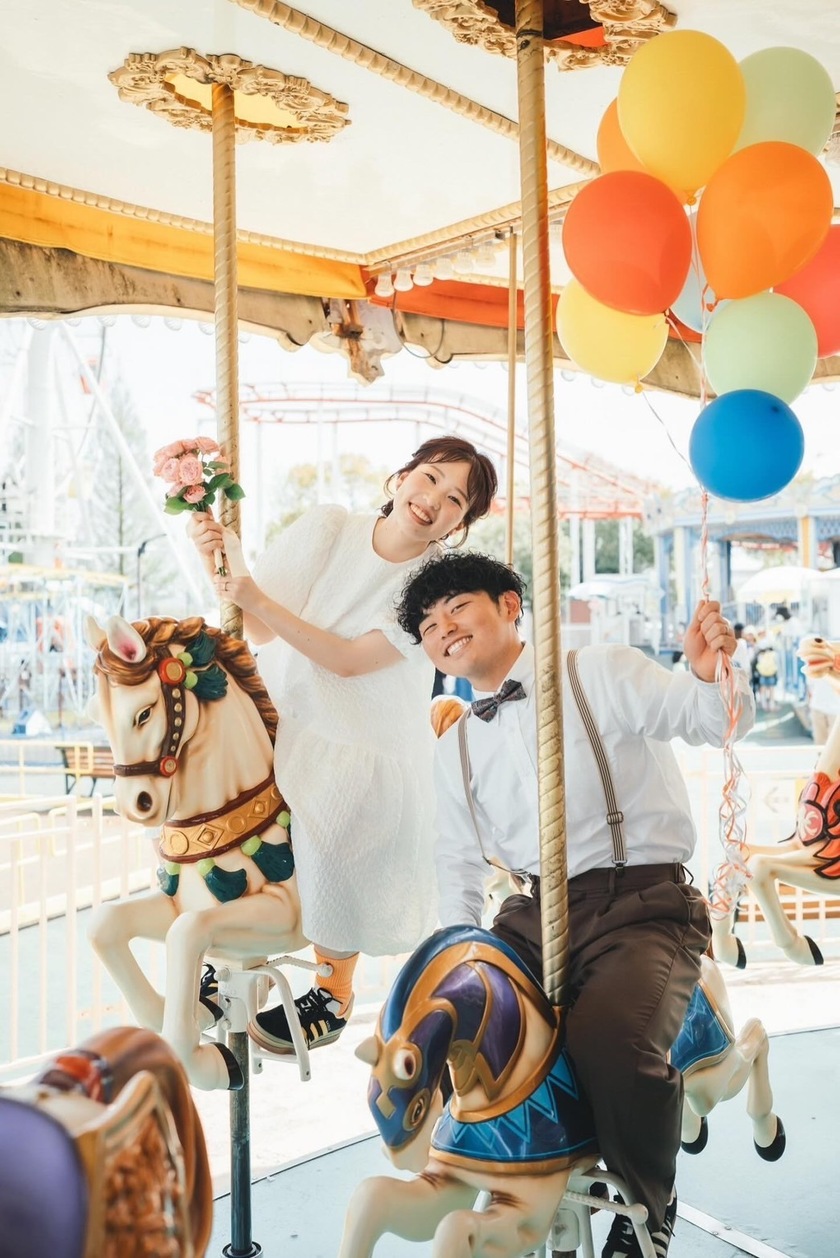 Free admission and OK for wedding photo shoots ♡ A theme park where you can take fairy-tale-like photos 【Kobe Fairyland】🎠🎡にて紹介している画像