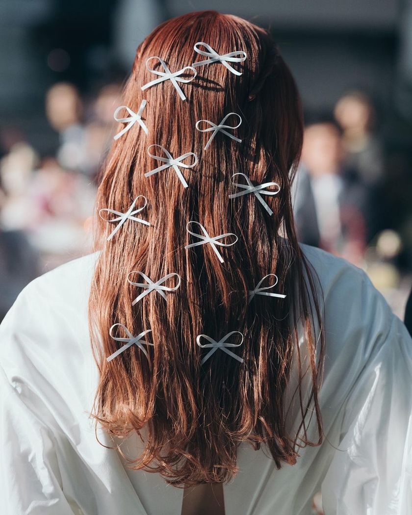 How to Arrange Cute: 2024 [Ribbon Hair Arrangements] Special Feature 🎀にて紹介している画像