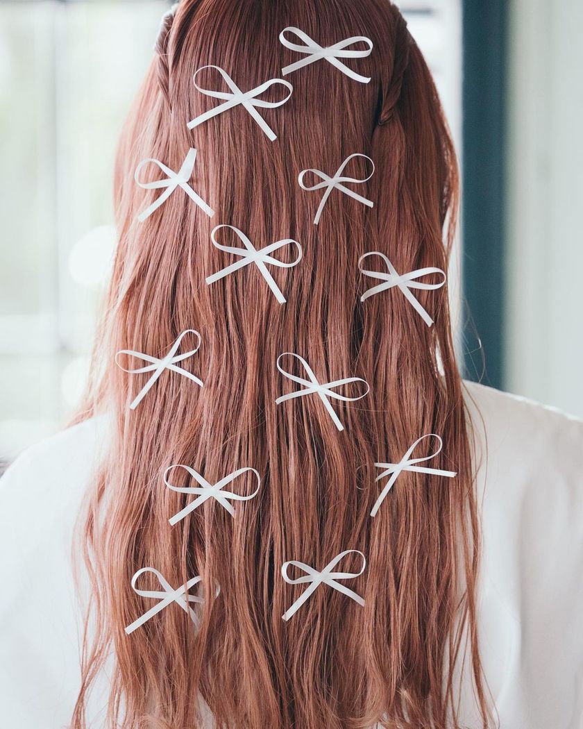 How to Arrange Cute: 2024 [Ribbon Hair Arrangements] Special Feature 🎀にて紹介している画像