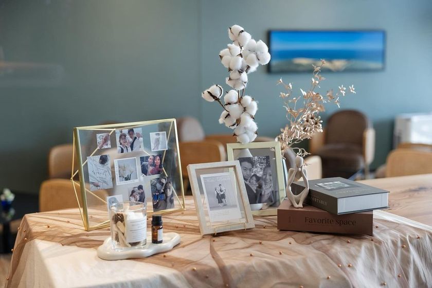 Showcasing the baby 🍼 For a family wedding, it's wonderful to create a "Child's Growth Record Photo Booth" 👶🏻にて紹介している画像