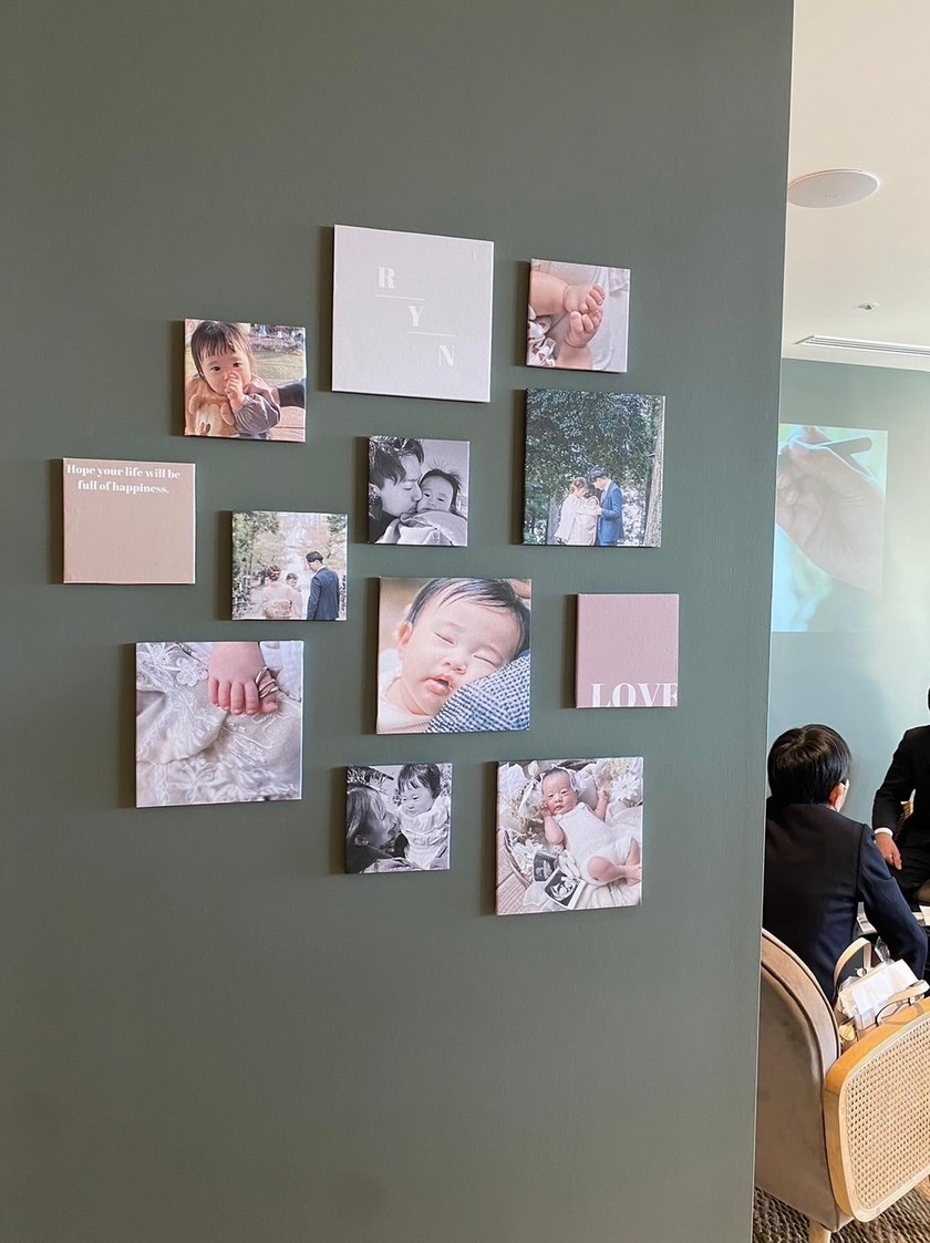 Showcasing the baby 🍼 For a family wedding, it's wonderful to create a "Child's Growth Record Photo Booth" 👶🏻にて紹介している画像