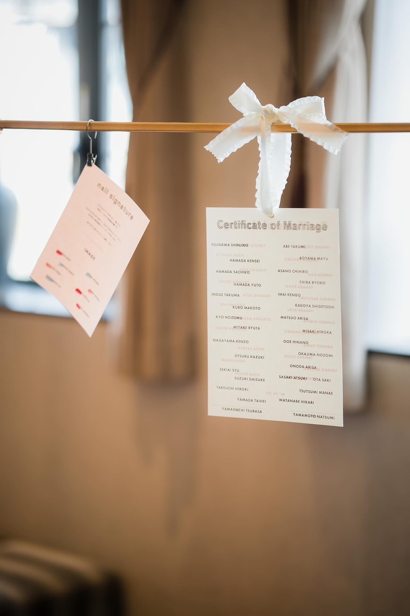 네일리스트와 화장품 브랜드에서 일하는 분들에게도♡ 매니큐어로 웨딩 캔버스를 만드는 것이 새롭다💅にて紹介している画像