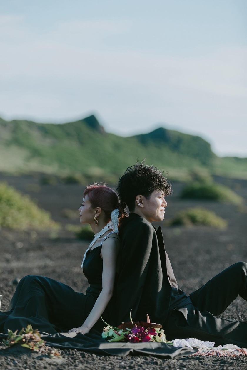 The only place in Japan referred to as a "desert"! Location photos taken at the "Ura Desert" located in Izu Oshima, Tokyo.にて紹介している画像