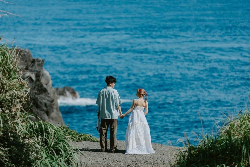 The only place in Japan referred to as a "desert"! Location photos taken at the "Ura Desert" located in Izu Oshima, Tokyo.にて紹介している画像
