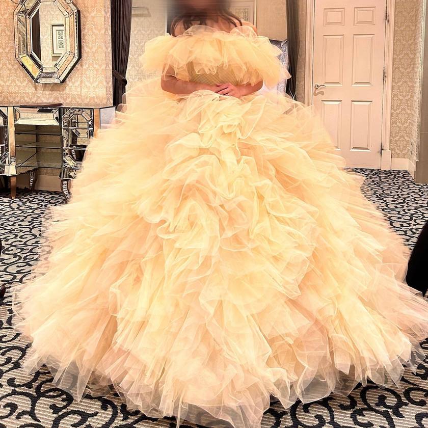 A summary of brands that have the yellow fluffy and fuzzy dress, also known as the chick dress. 🐤にて紹介している画像