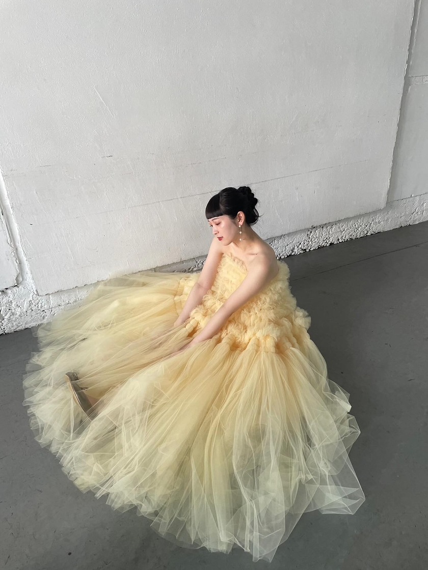 A summary of brands that have the yellow fluffy and fuzzy dress, also known as the chick dress. 🐤にて紹介している画像