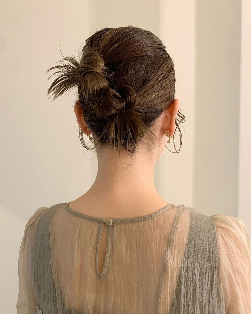 미용사에게 직접 보여주기 좋은 최근 유행의 【카치모리 헤어】결혼식 초대 헤어 스타일 특집♡にて紹介している画像