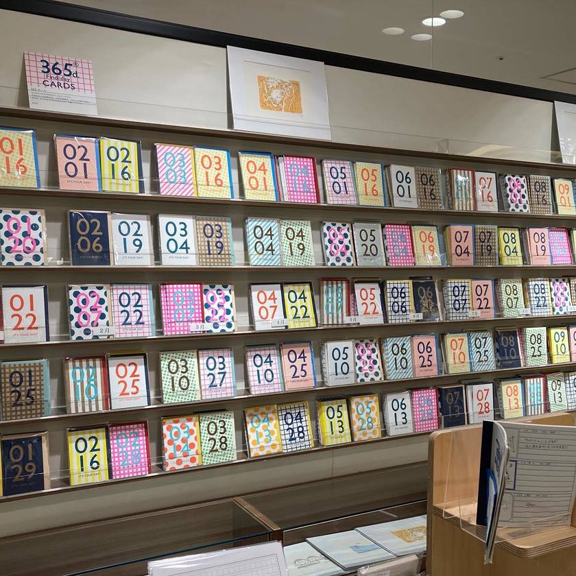 For 365 days, deliver letters with a card dedicated to that day 💌 Date-design message card "365 Find Your Day Card"にて紹介している画像