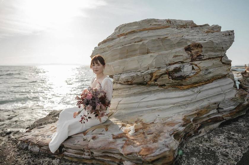 Aichi Prefecture's Oldest Lighthouse 🕯️ "Nomasaki Lighthouse" Wedding Photo Feature [49 Photos] 🤍にて紹介している画像