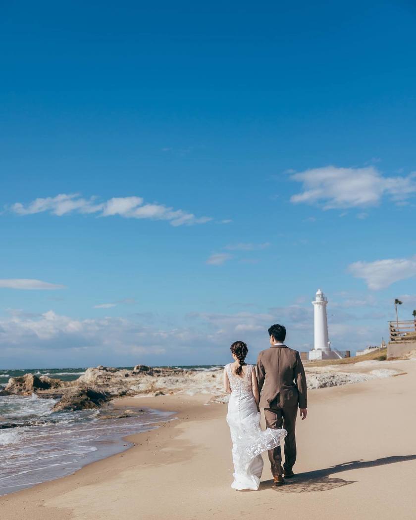 Aichi Prefecture's Oldest Lighthouse 🕯️ "Nomasaki Lighthouse" Wedding Photo Feature [49 Photos] 🤍にて紹介している画像