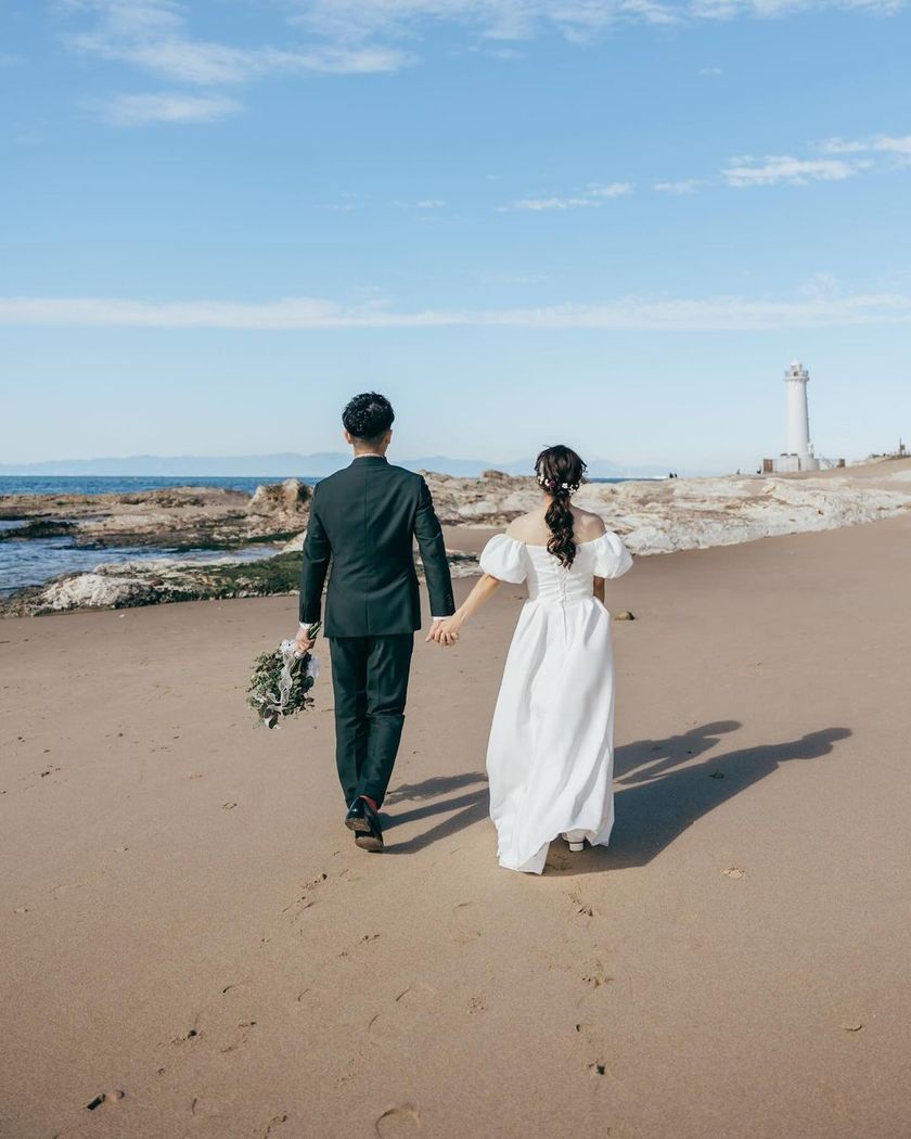 Aichi Prefecture's Oldest Lighthouse 🕯️ "Nomasaki Lighthouse" Wedding Photo Feature [49 Photos] 🤍にて紹介している画像