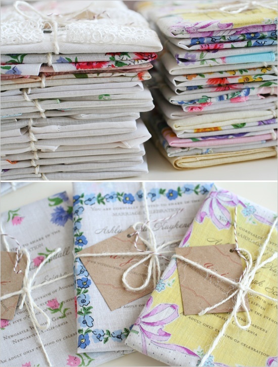 Essential Items for Girls: Adorable Handkerchief Decoration Ideas for Weddingsにて紹介している画像