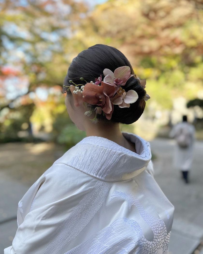 全部可愛くて、真似したくなる！最新の可愛い「和装ヘア」アレンジカタログ🌼👘にて紹介している画像