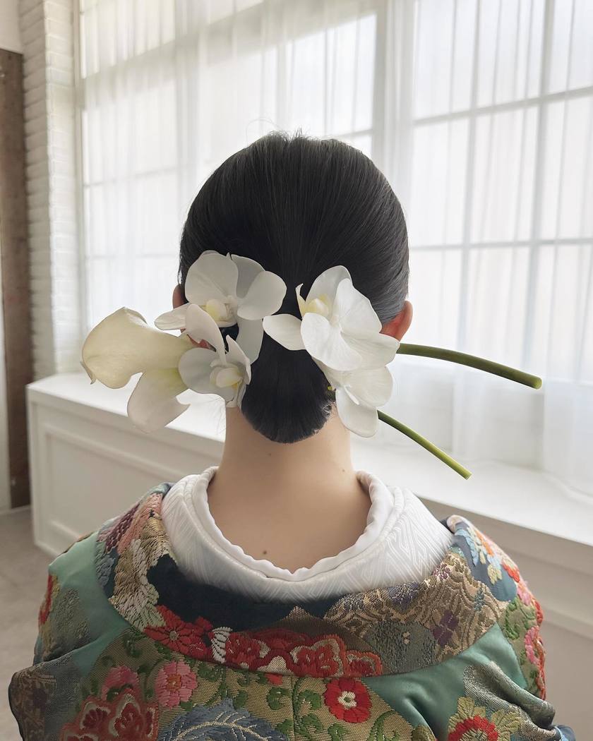 全部可愛くて、真似したくなる！最新の可愛い「和装ヘア」アレンジカタログ🌼👘にて紹介している画像