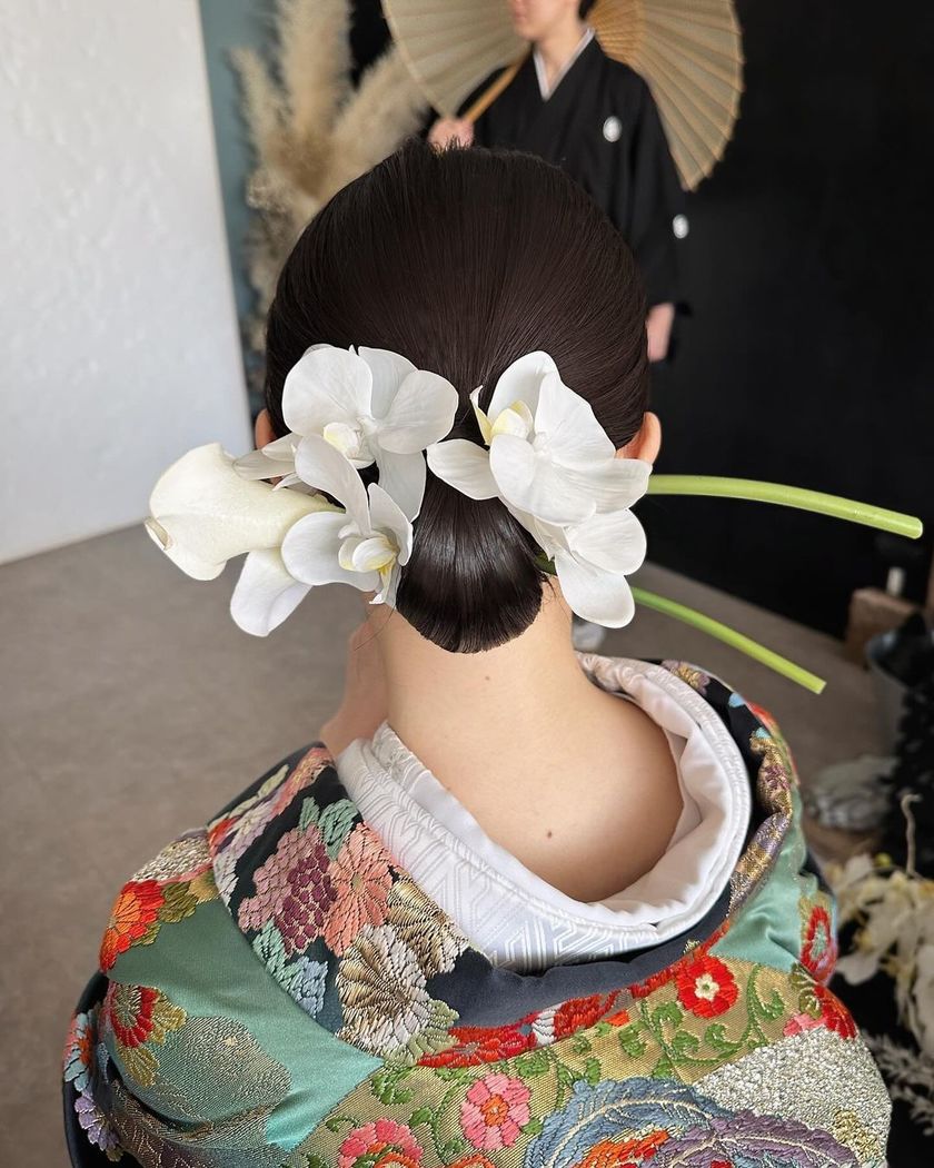 全部可愛くて、真似したくなる！最新の可愛い「和装ヘア」アレンジカタログ🌼👘にて紹介している画像