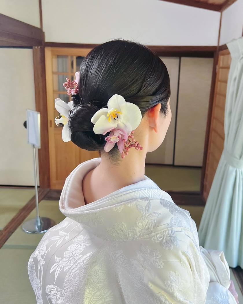 全部可愛くて、真似したくなる！最新の可愛い「和装ヘア」アレンジカタログ🌼👘にて紹介している画像