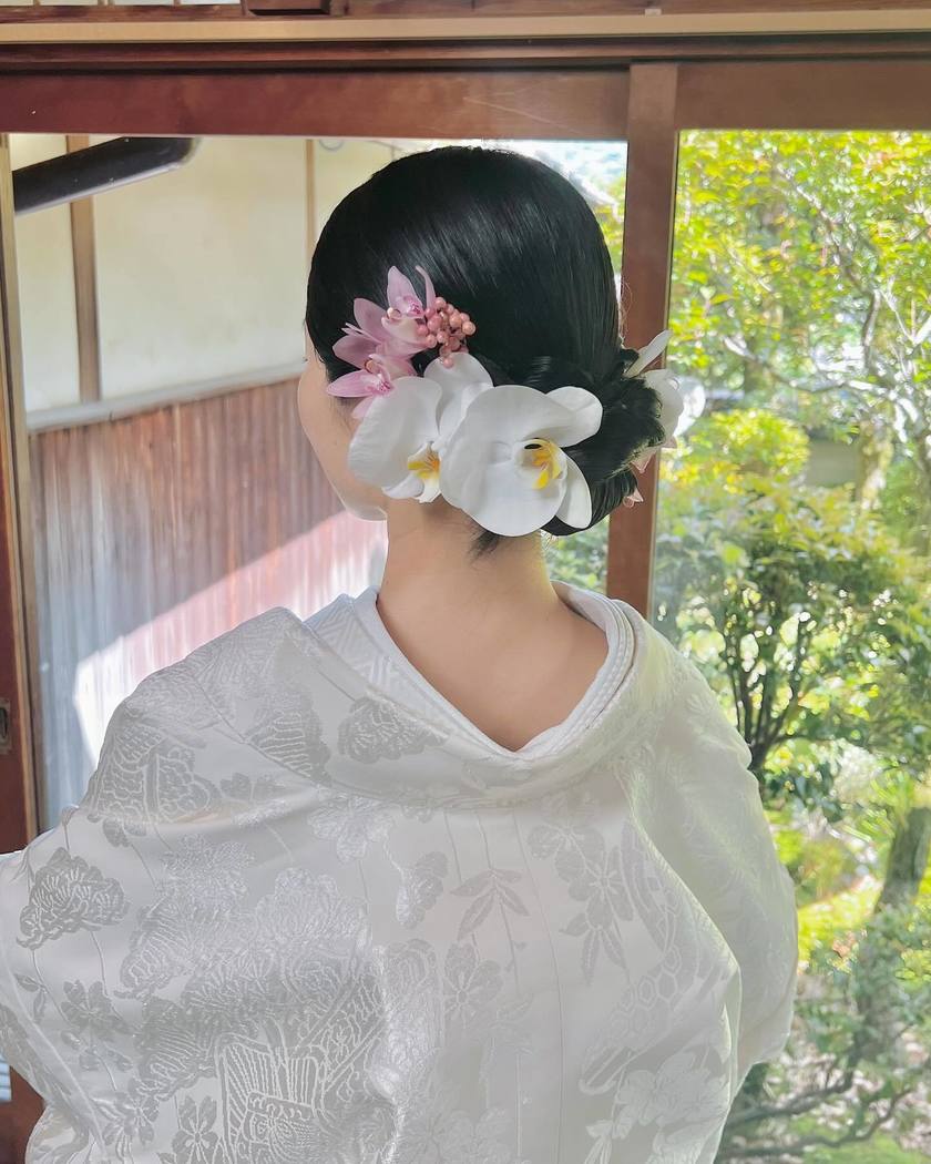 全部可愛くて、真似したくなる！最新の可愛い「和装ヘア」アレンジカタログ🌼👘にて紹介している画像