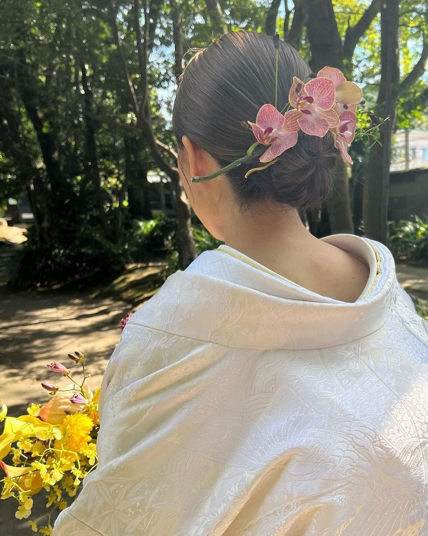 全部可愛くて、真似したくなる！最新の可愛い「和装ヘア」アレンジカタログ🌼👘にて紹介している画像