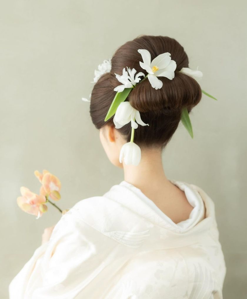 全部可愛くて、真似したくなる！最新の可愛い「和装ヘア」アレンジカタログ🌼👘にて紹介している画像