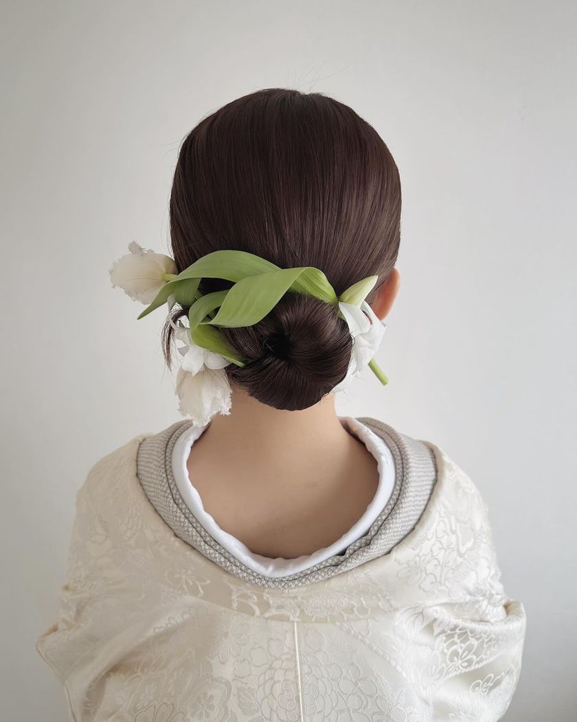 全部可愛くて、真似したくなる！最新の可愛い「和装ヘア」アレンジカタログ🌼👘にて紹介している画像