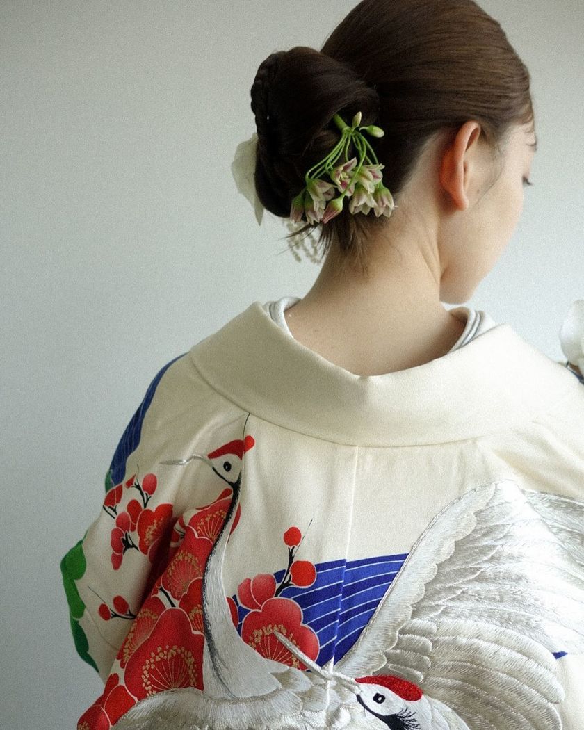 全部可愛くて、真似したくなる！最新の可愛い「和装ヘア」アレンジカタログ🌼👘にて紹介している画像
