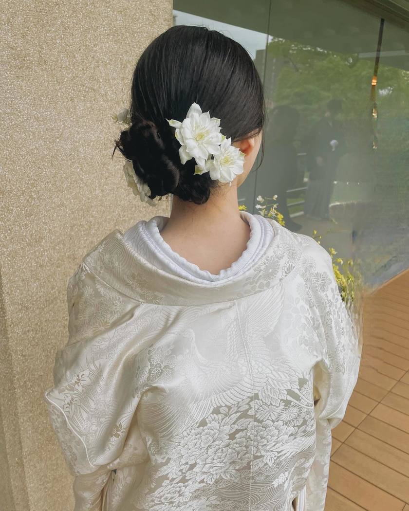 全部可愛くて、真似したくなる！最新の可愛い「和装ヘア」アレンジカタログ🌼👘にて紹介している画像