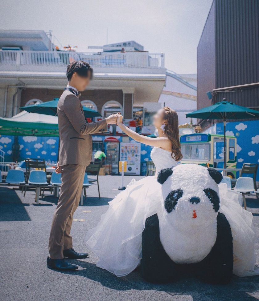 The classic Japanese attire, retro photos, and amusement parks🍡 "Asakusa Pre-Photoshoot" looks so fun! 👘⛩️にて紹介している画像