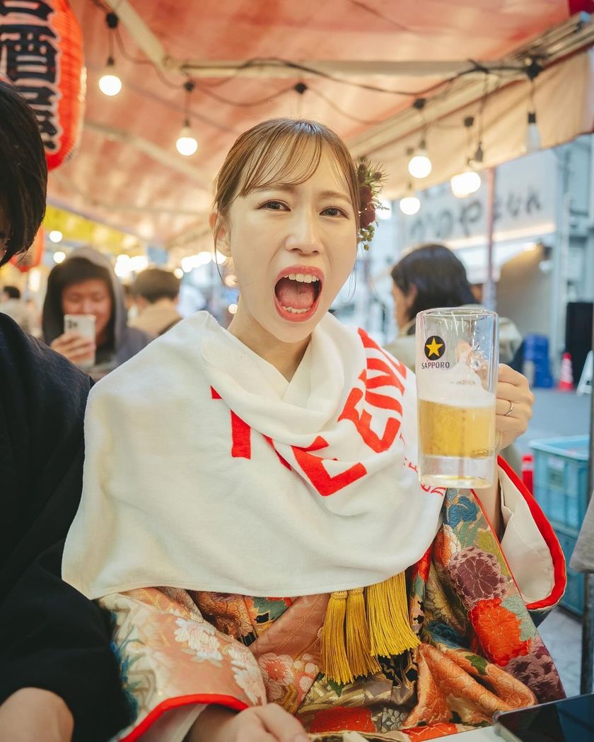 The classic Japanese attire, retro photos, and amusement parks🍡 "Asakusa Pre-Photoshoot" looks so fun! 👘⛩️にて紹介している画像